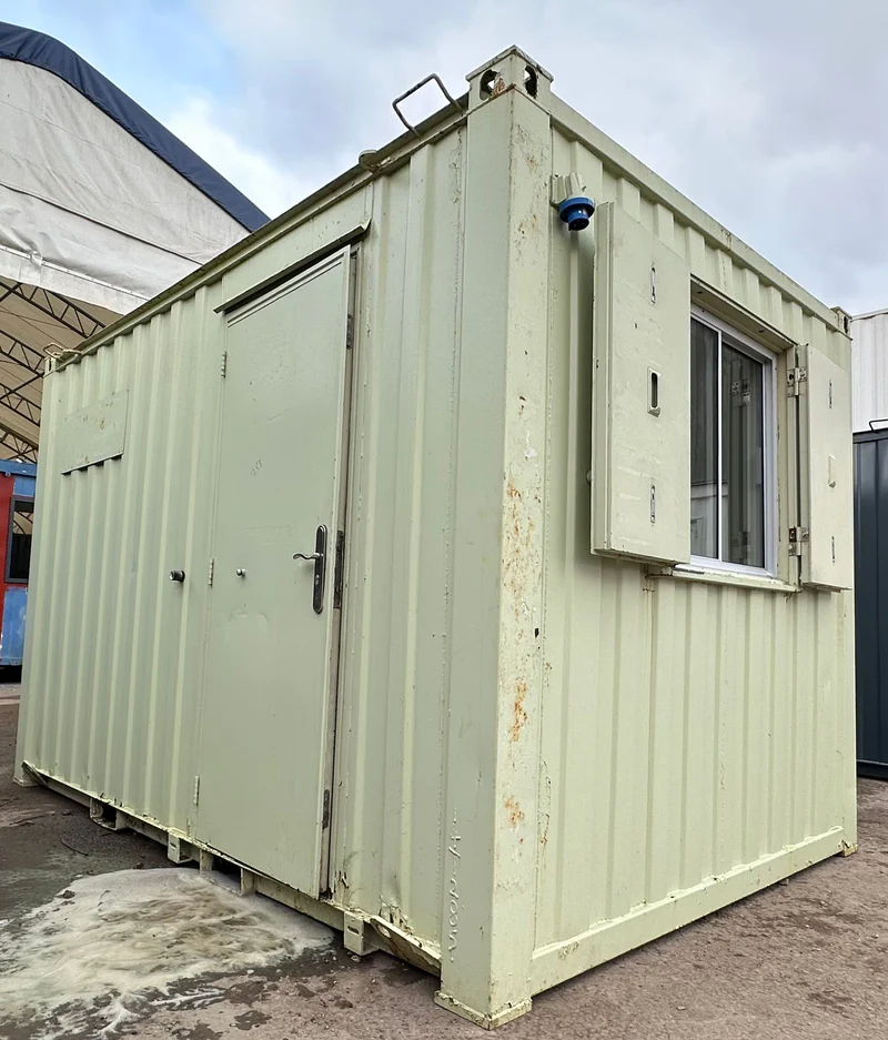 12 × 8 ft Crib Room & Office Cabin – Secure Steel (Sold as Seen)