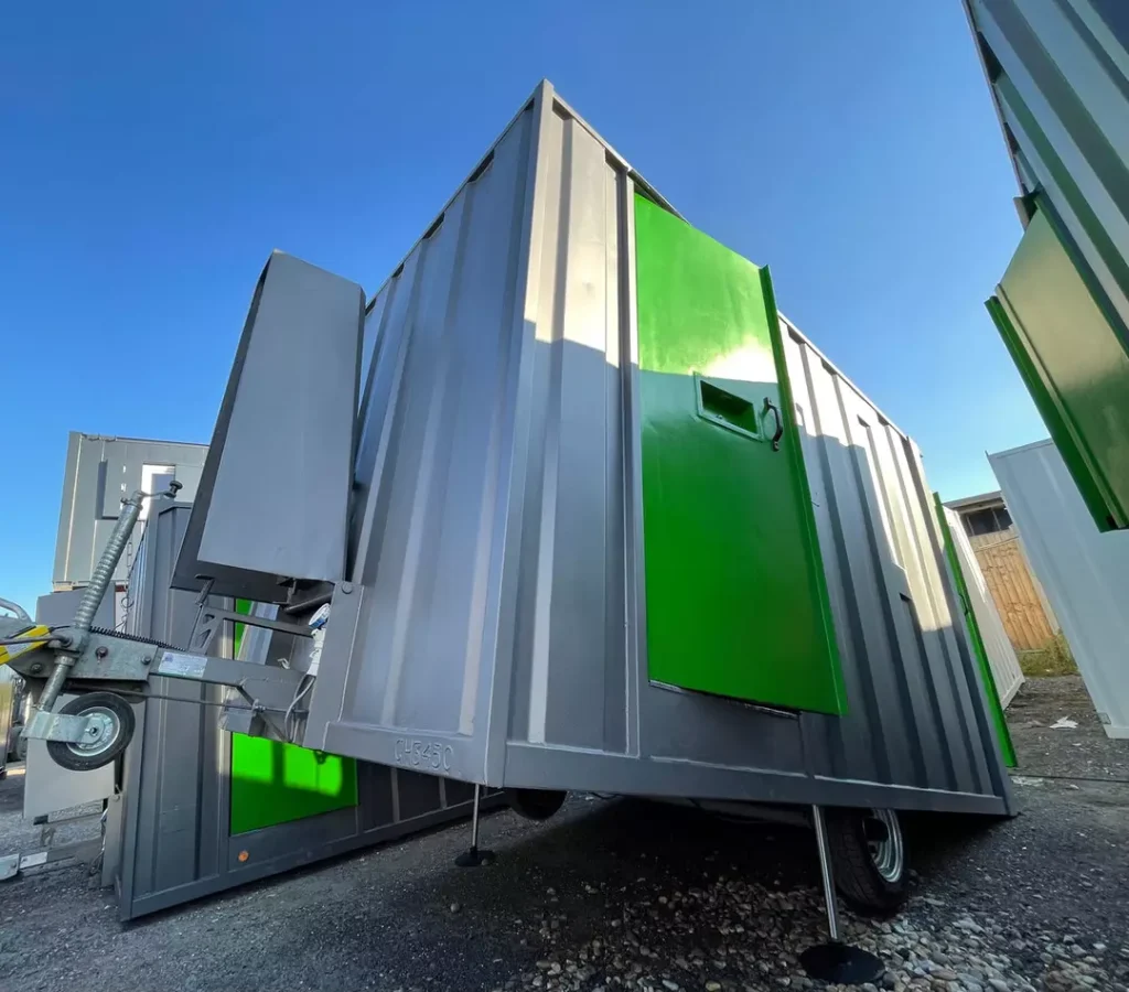 12 × 7.5 ft Towable Mobile Welfare Unit with New Diesel Generator — view 2