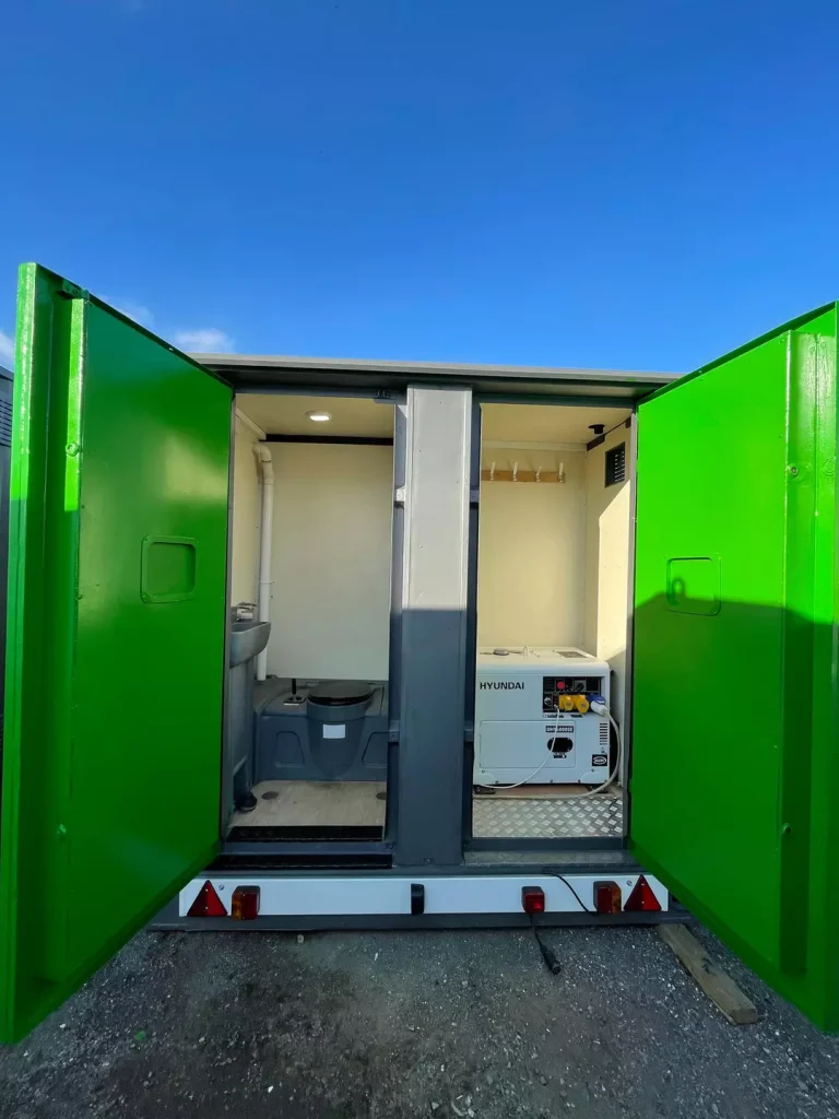 12 × 7.5 ft Towable Mobile Welfare Unit with New Diesel Generator — view 4