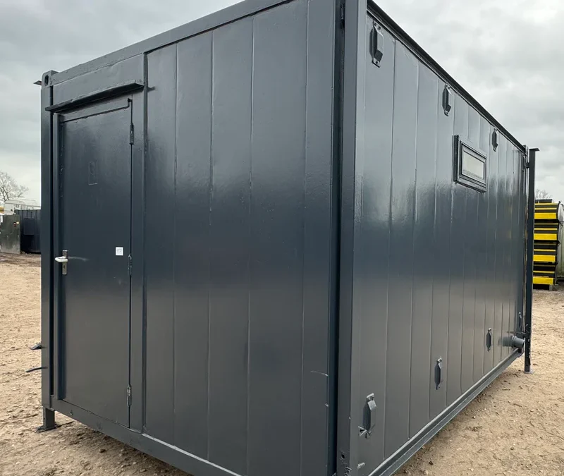 13 × 9 ft 2+1 Toilet Block – Secure Steel (Used)