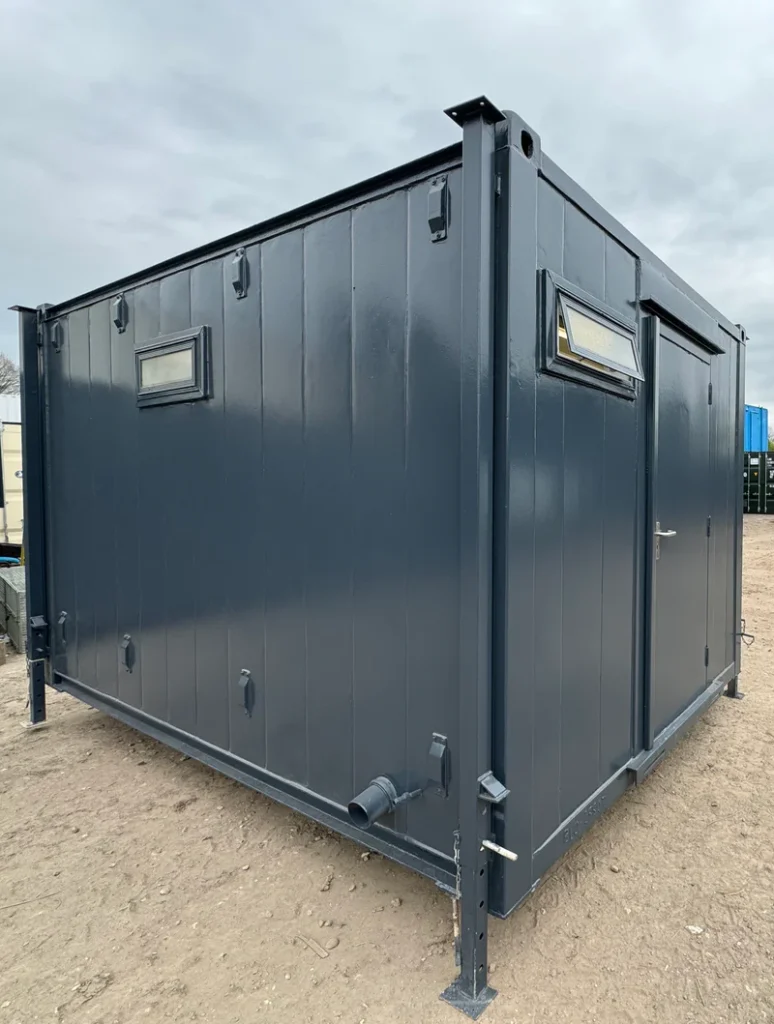 13 × 9 ft 2+1 Toilet Block – Secure Steel (Used) — view 3