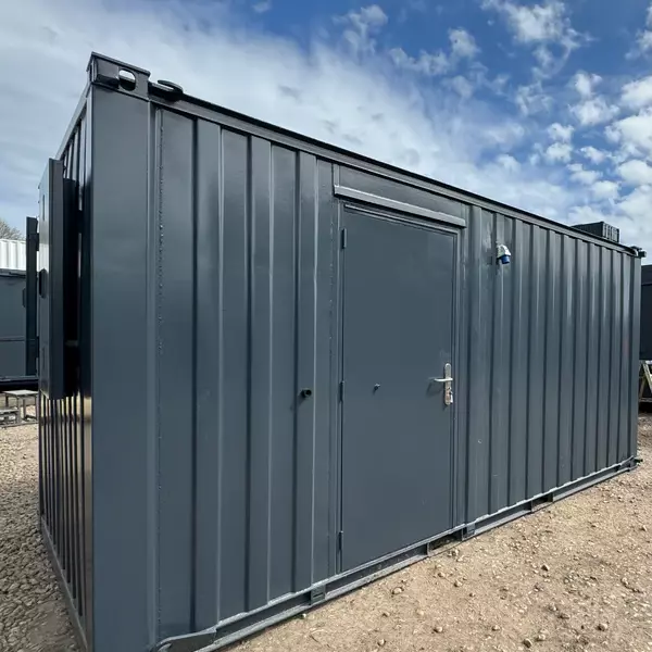 16 × 8 ft Open-Plan Portable Office – Secure Steel (Refurbished)