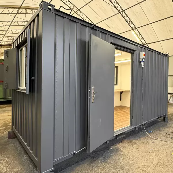 16 × 8 ft Custom Office Cabin with Picture Windows (New Build) — view 4