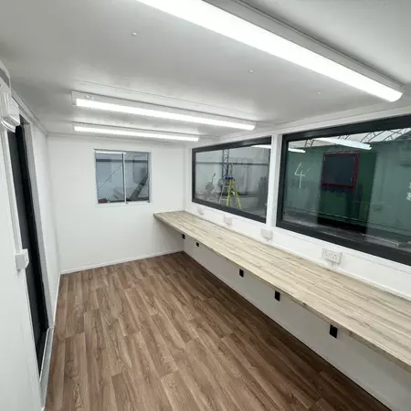16 × 8 ft Custom Office Cabin with Picture Windows (New Build) — view 5