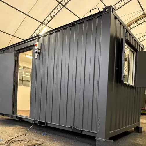16 × 8 ft Custom Office Cabin with Picture Windows (New Build) — view 14