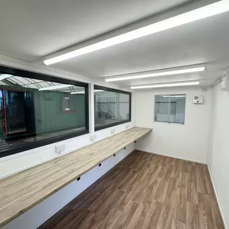 16 × 8 ft Custom Office Cabin with Picture Windows (New Build) — view 7