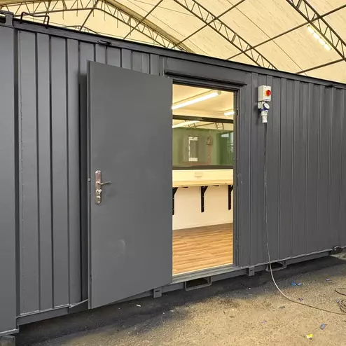16 × 8 ft Custom Office Cabin with Picture Windows (New Build) — view 8