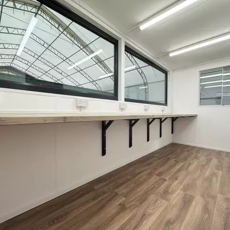 16 × 8 ft Custom Office Cabin with Picture Windows (New Build) — view 9