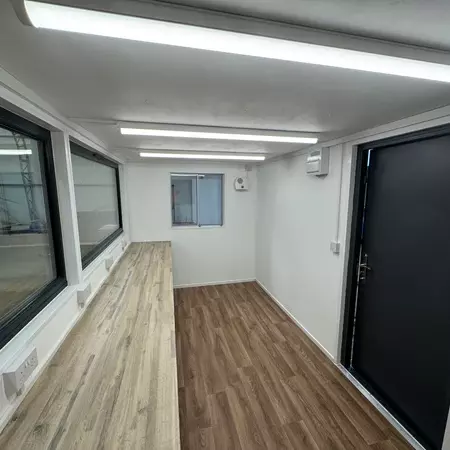 16 × 8 ft Custom Office Cabin with Picture Windows (New Build) — view 11