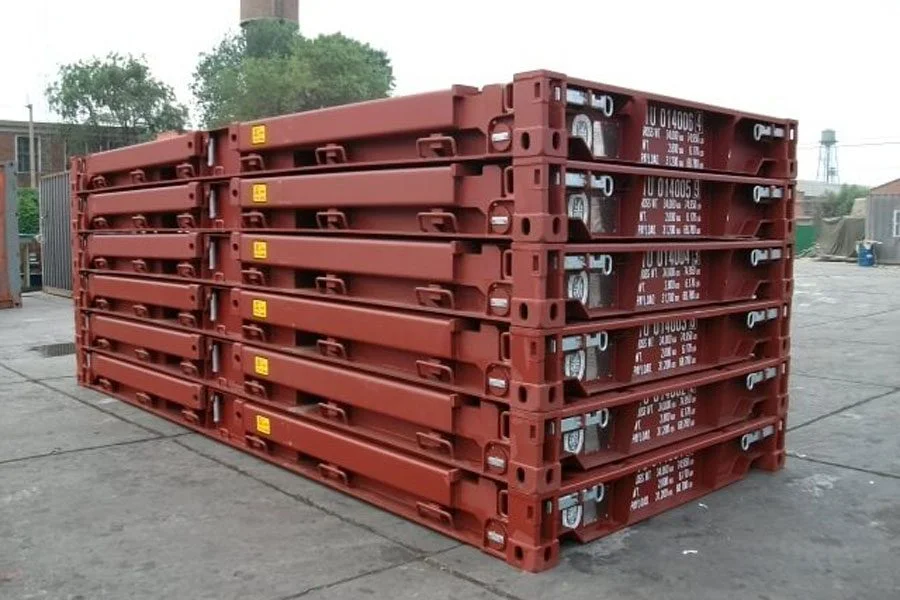 20ft Flat Rack Container (Used) — view 2