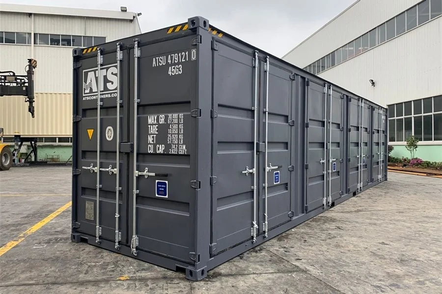 40ft High Cube Side Door Shipping Container – One-Trip — view 2
