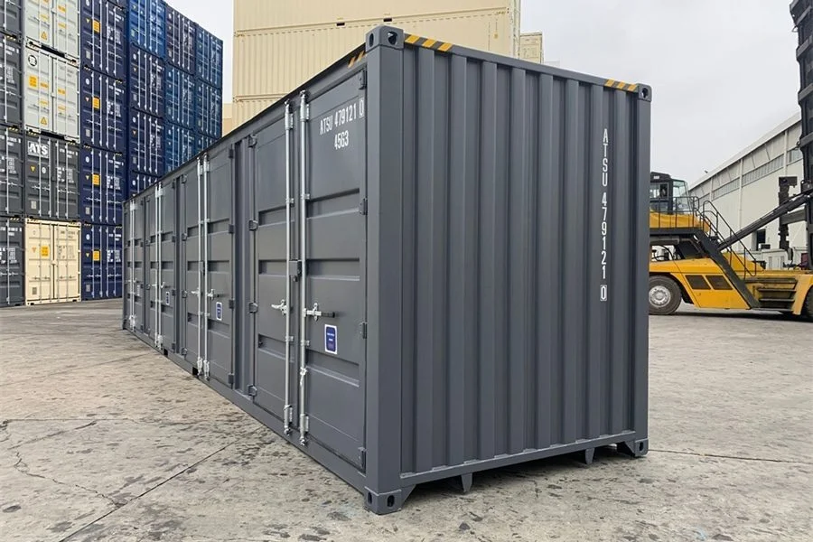 40ft High Cube Side Door Shipping Container – One-Trip — view 7