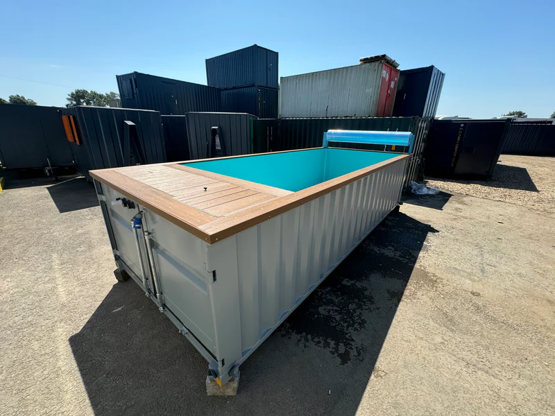20ft Container Swimming Pool – Caribbean Blue — view 15