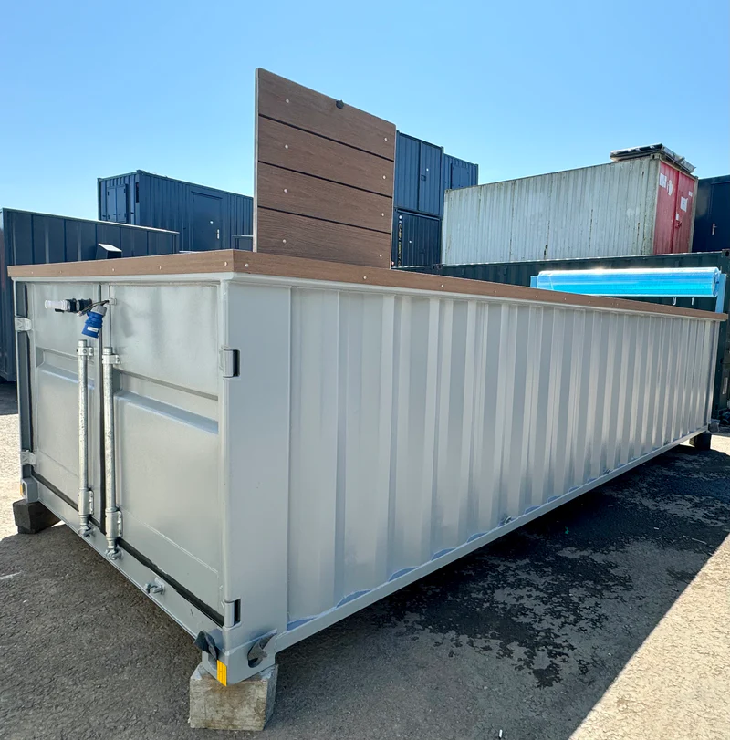 20ft Container Swimming Pool – Caribbean Blue — view 8