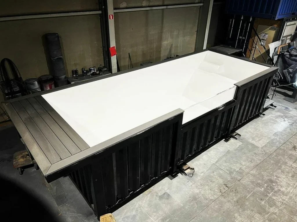 20ft Container Swimming Pool with Side Staircase — view 8