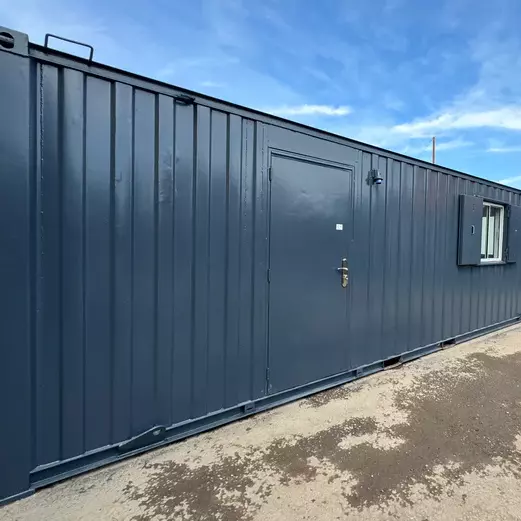 24 × 9 ft Open-Plan Office Cabin – Secure Steel (Refurbished) — view 3