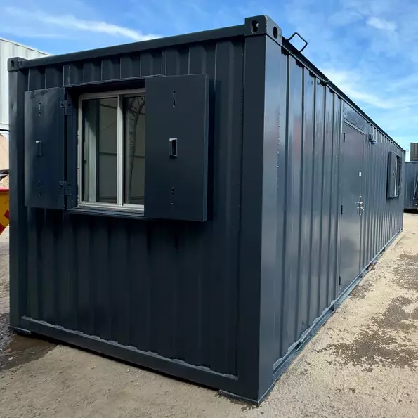 24 × 9 ft Open-Plan Office Cabin – Secure Steel (Refurbished) — view 5