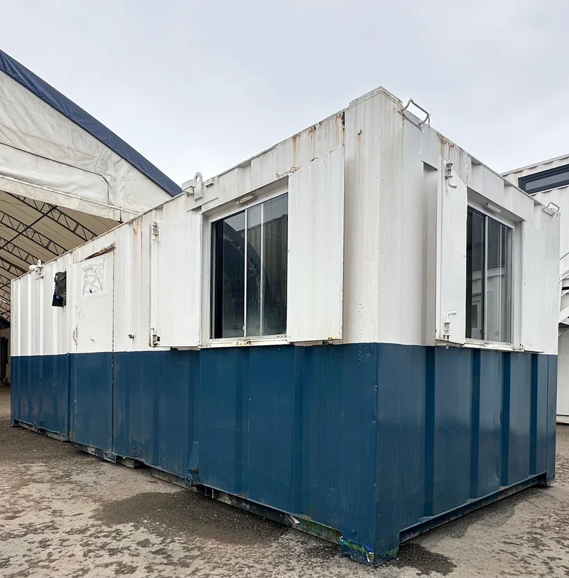 24 × 9 ft Drying Room & Office Cabin – Secure Steel (Sold as Seen)