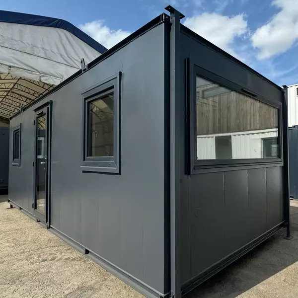 24 × 9 ft Custom Open-Plan Office Cabin (Refurbished)
