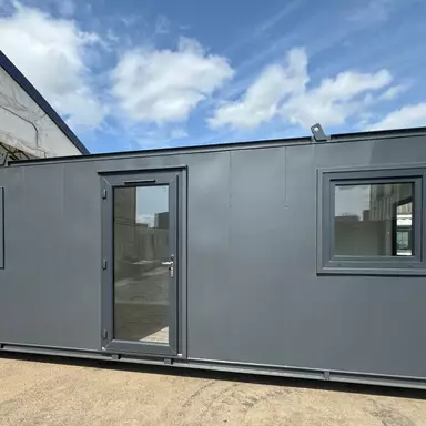 24 × 9 ft Custom Open-Plan Office Cabin (Refurbished) — view 3