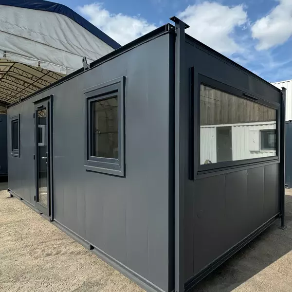 24 × 9 ft Custom Open-Plan Office Cabin (Refurbished) — view 5