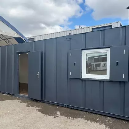 32 × 10 ft Open-Plan Office & Crib Room Cabin (New) — view 5