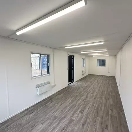 32 × 10 ft Custom Open-Plan Office & Crib Room with Picture Window (Unused) — view 2