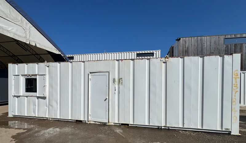 32 × 10 ft Crib Room & Office Cabin – White (Sold as Seen) — view 3