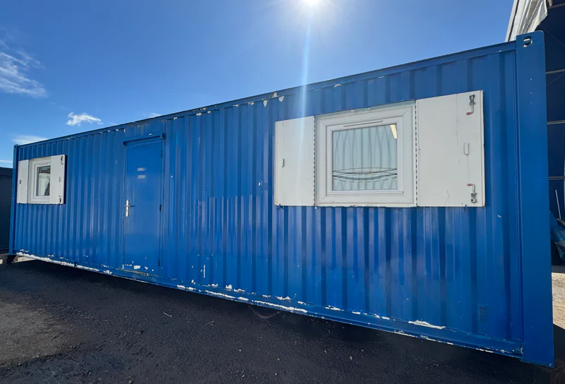 32 × 10 ft Crib Room or Office Cabin – Blue (Sold as Seen) — view 3