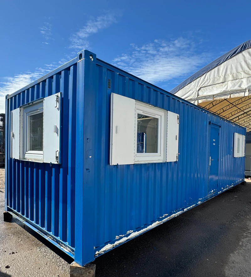 32 × 10 ft Crib Room or Office Cabin – Blue (Sold as Seen) — view 7