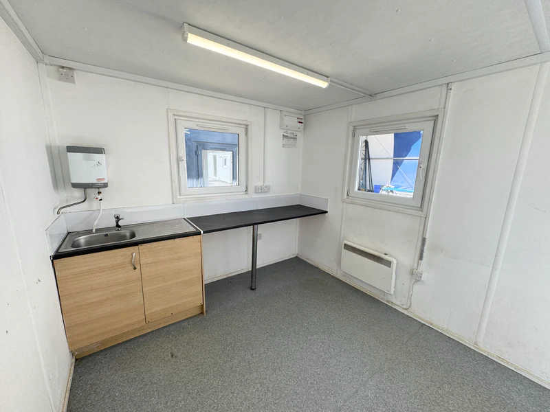 32 × 10 ft Crib Room or Office Cabin – Blue (Sold as Seen) — view 8