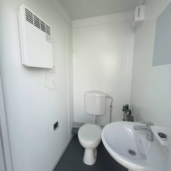 10 × 8 ft Four-Bay Toilet Block – Four WCs & Basins (New) — view 6