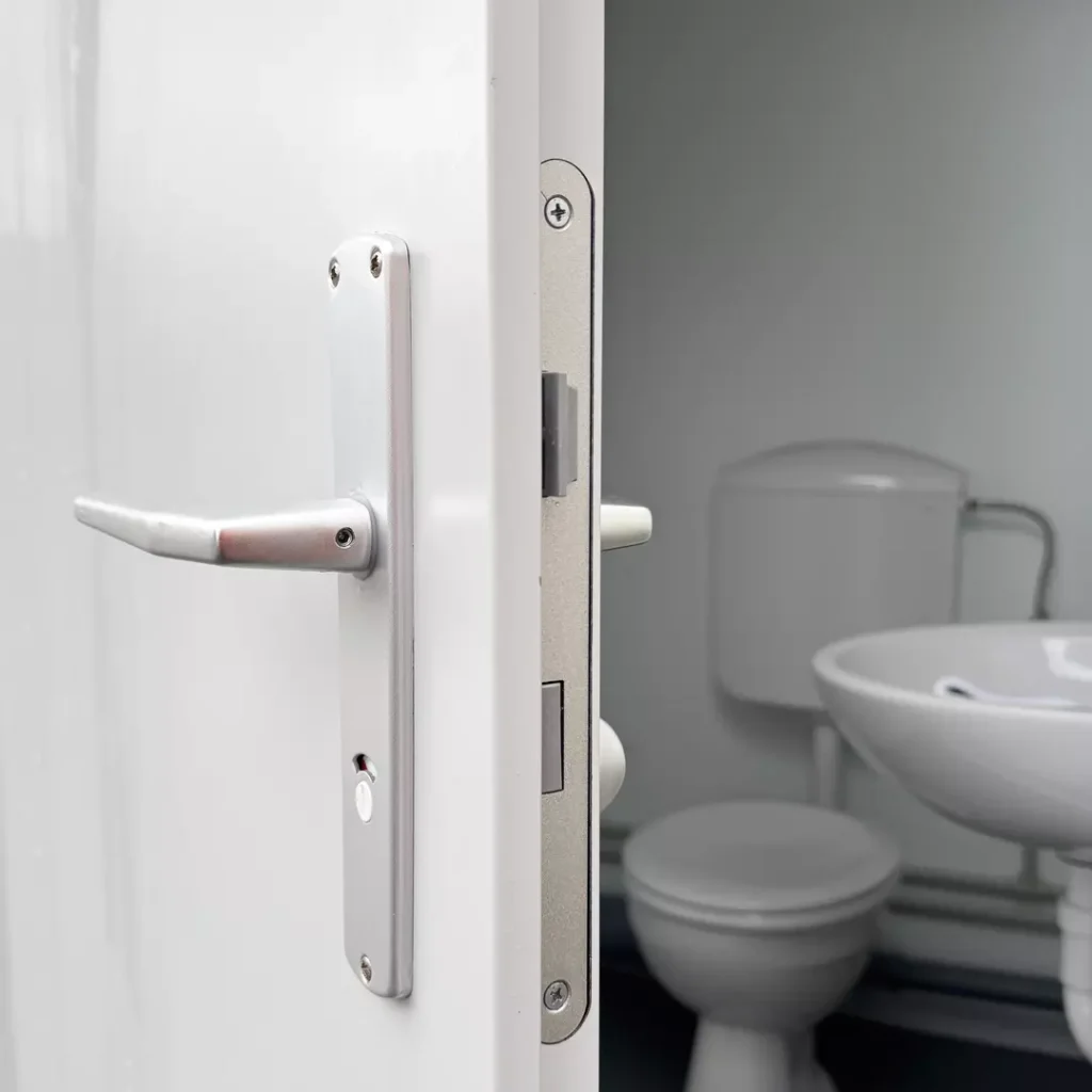 10 × 8 ft Four-Bay Toilet Block – Four WCs & Basins (New) — view 8