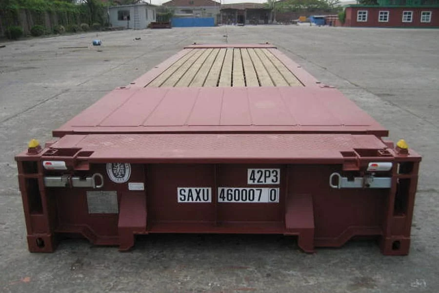 40ft Flat Rack Container (Used) — view 2
