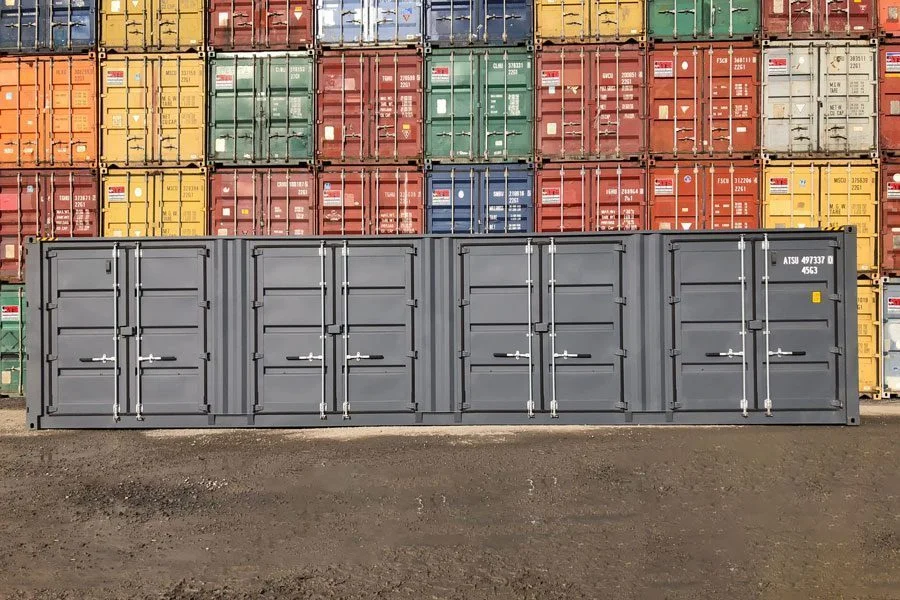 40ft High Cube Side Door Shipping Container – One-Trip — view 3