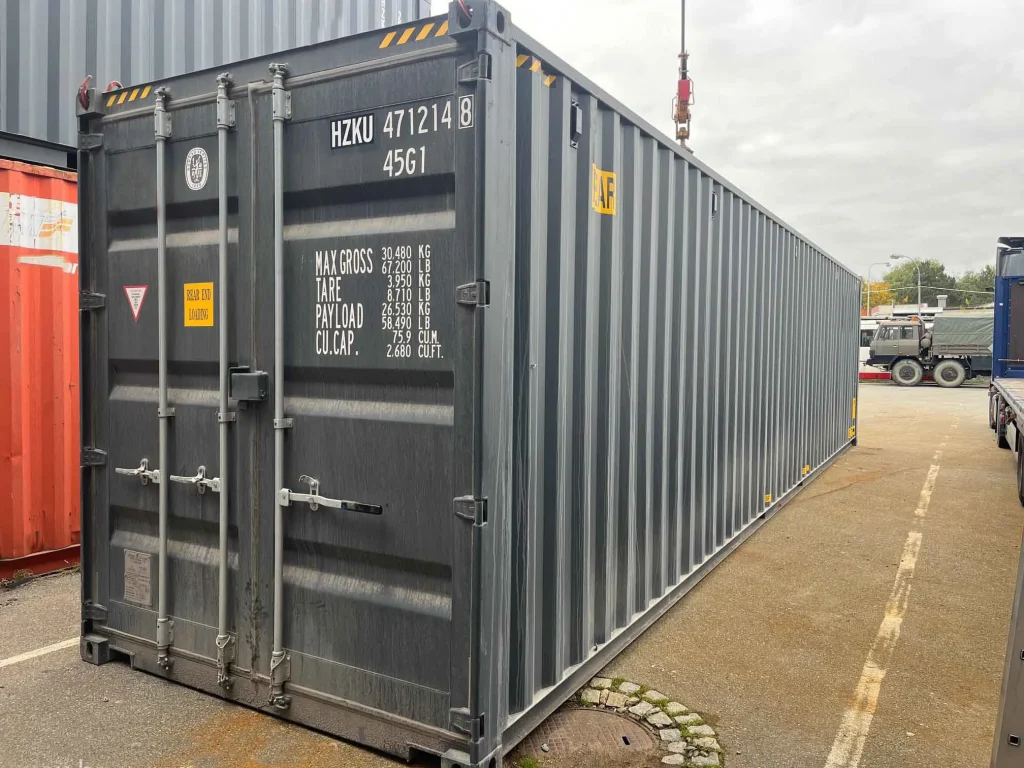 New 40ft High Cube Double Door Shipping Container