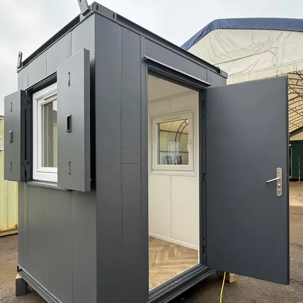 6 × 6 ft Gatehouse & Security Hut – Secure Steel (Refurbished) — view 2