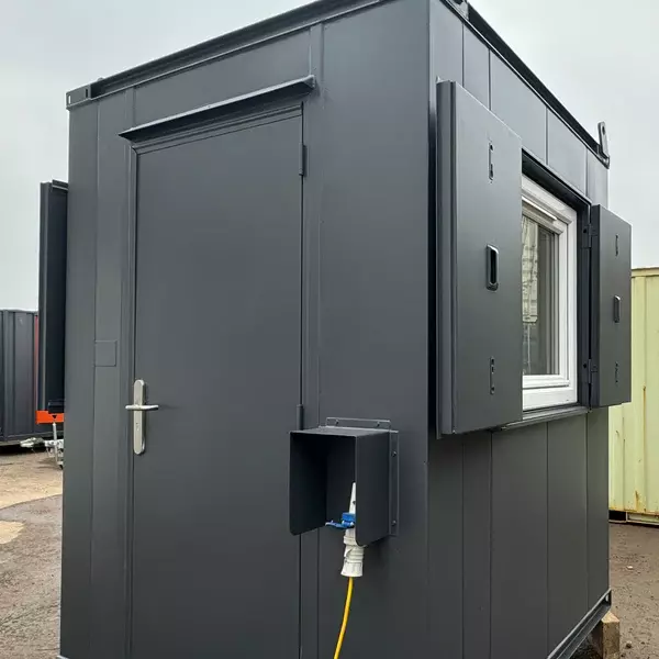 6 × 6 ft Gatehouse & Security Hut – Secure Steel (Refurbished) — view 4