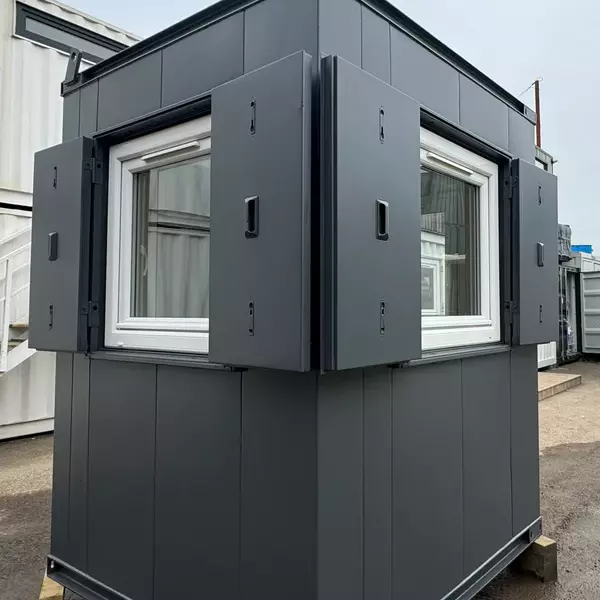 6 × 6 ft Gatehouse & Security Hut – Secure Steel (Refurbished) — view 6