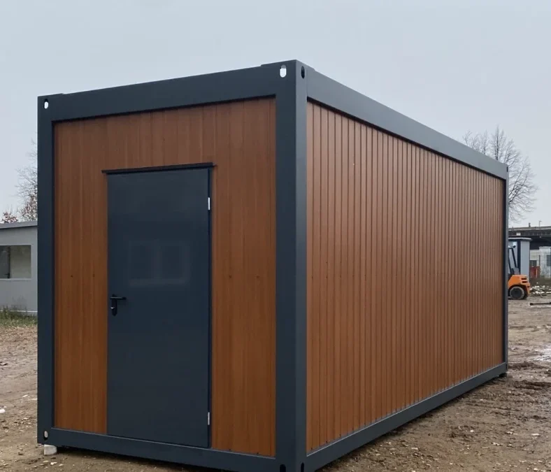Premium Portable Office with End Window (6.00 × 2.44 m)