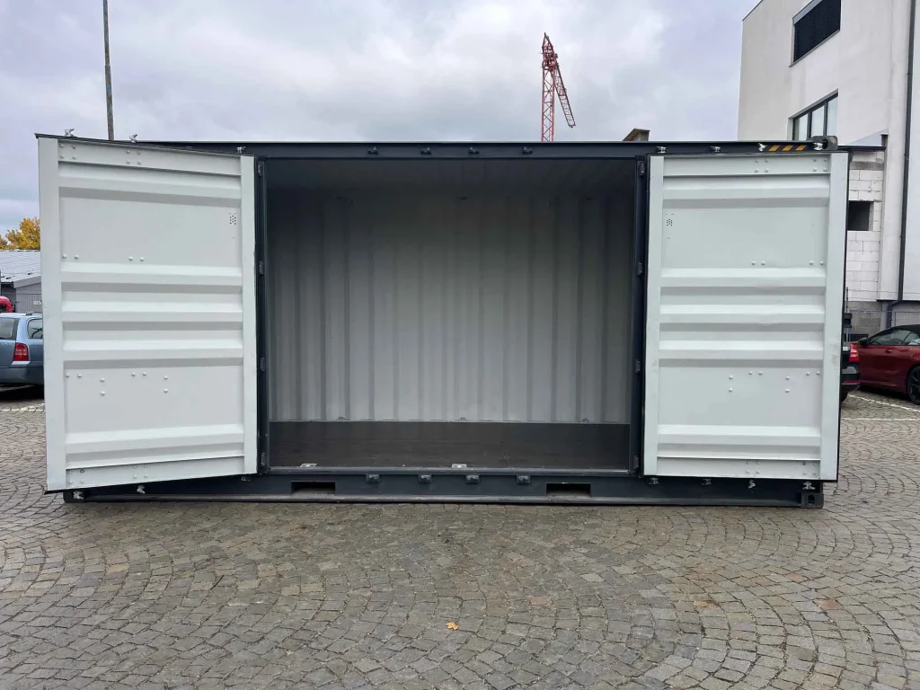New 20ft High Cube Open Side Shipping Container — view 2