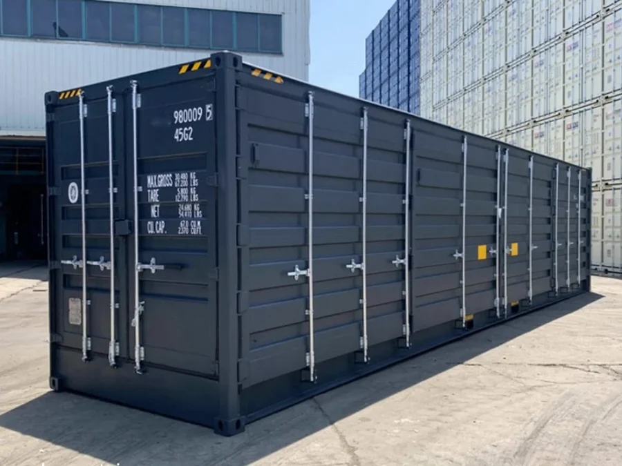 New 40ft High Cube Open Side Shipping Container
