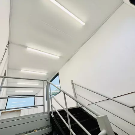 Two-Storey Cabin Stack – 2 × 32 × 10 ft Office, Crib & Drying Rooms (Refurbished) — view 11