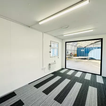 32 × 10 ft Custom Open-Plan Office & Crib Room with Picture Window (New) — view 4