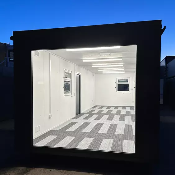32 × 10 ft Custom Open-Plan Office & Crib Room with Picture Window (New)