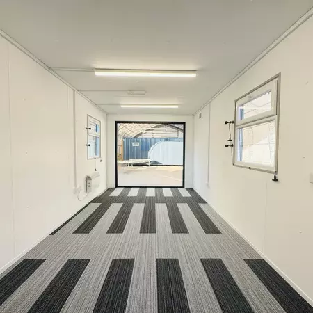 32 × 10 ft Custom Open-Plan Office & Crib Room with Picture Window (New) — view 6