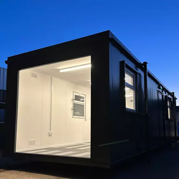 32 × 10 ft Custom Open-Plan Office & Crib Room with Picture Window (New) — view 7