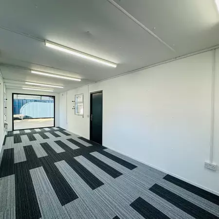 32 × 10 ft Custom Open-Plan Office & Crib Room with Picture Window (New) — view 12