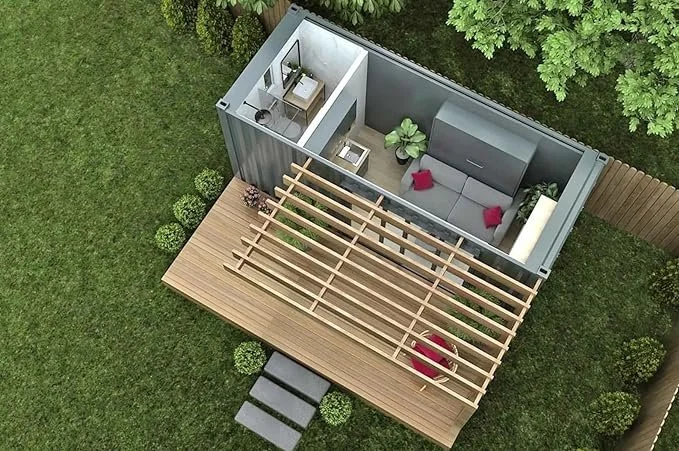 20ft Custom Container Office – Side Glazing & Open Plan — view 5