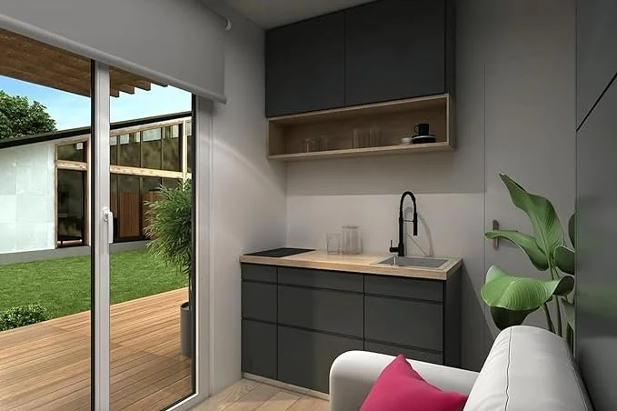 20ft Custom Container Office – Side Glazing & Open Plan — view 3